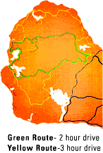 Washington Slagbaai National Park Map